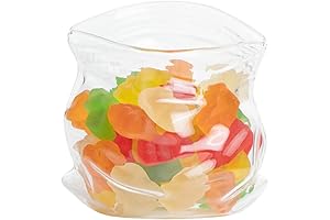 Restaurantware Glass Zipper Bag, 8 Ounce