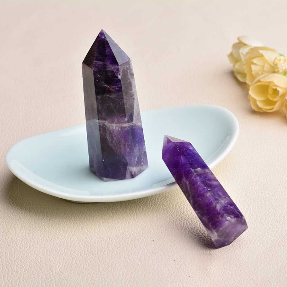 HINATAA Crystal Water Bottle, Removable Natural Crystal Gemstone Glass Bottle - Image 4