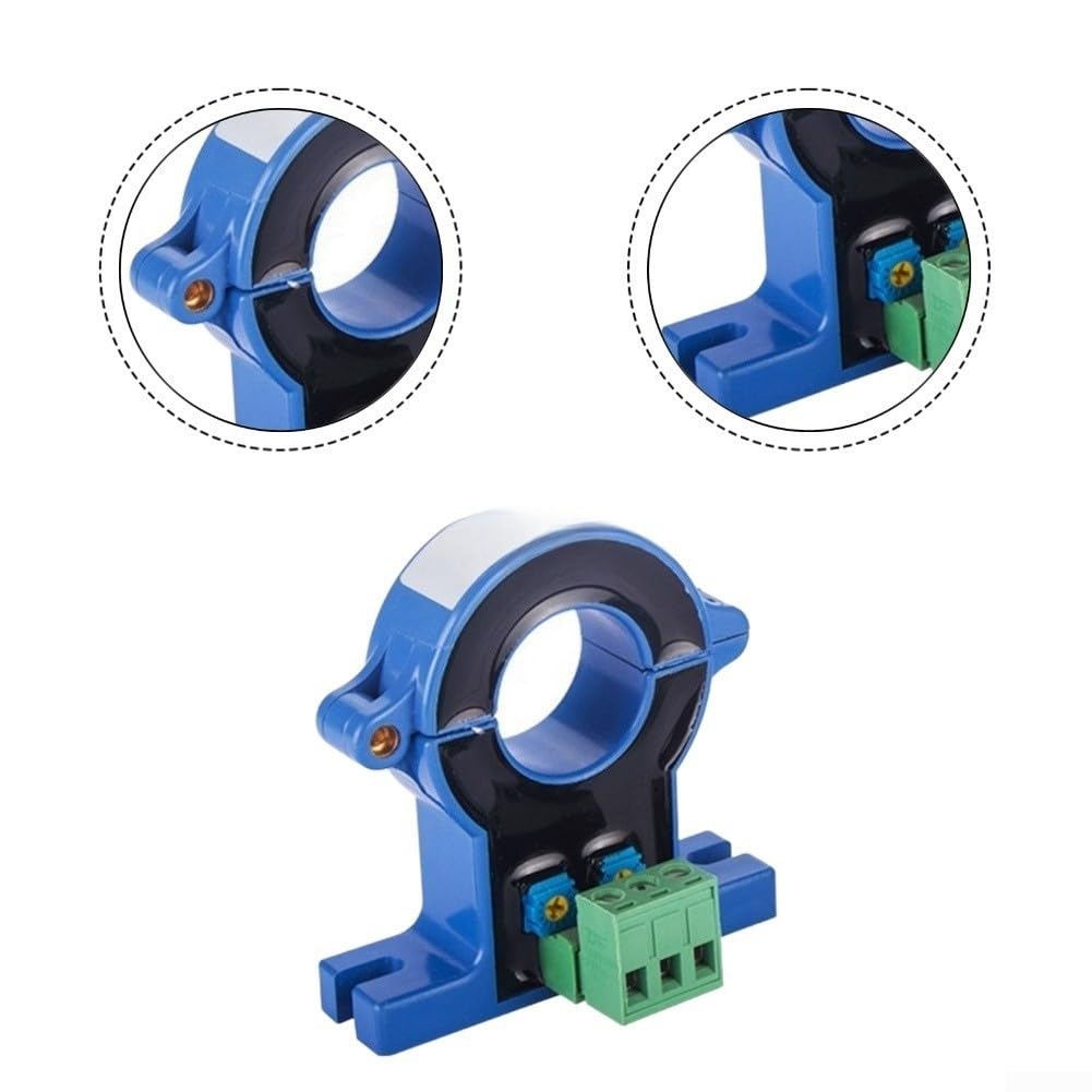 Stromsensor, offener Schleife, geteilter Kern-Strom-Transmitter, Hall-Effekt-Stromwandler für AC-DC-Strommessung (AC0–20 A)