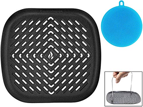 Air Fryer Grill Pan Accessory Compatible with Philips, NuWave Brio, Chefman, GoWise, Cozyna