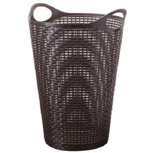 Simpli Better 2 BU Wicker Flex Hamper in brown