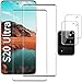 Produktbild [2+2 Pack] Panzerglas Schutzfolie für Galaxy S20 Ultra, Linse Schutzfolie, Fingerabdrucksensor Kompatible, 3D Vollständige Abdeckung, Displayschutz für Samsung Galaxy S20 Ultra