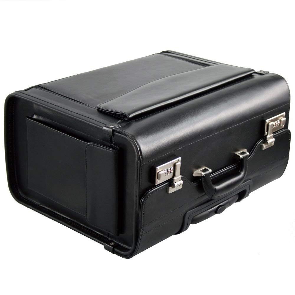 Pilotenkoffer Businesstrolley 45.5 cm schwarz