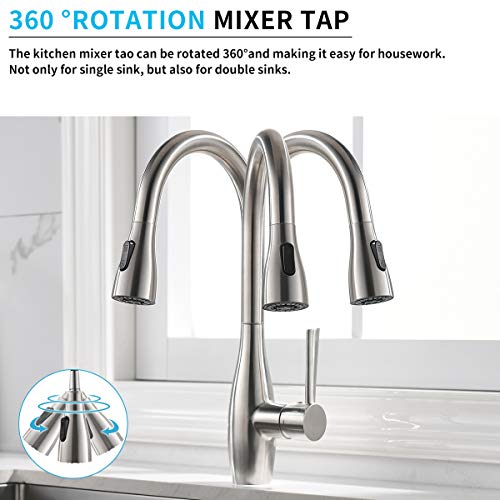 CREA-Grifo-Cocina-Extraible-Grifo-para-Fregadero-con-Ducha-2-Modos-de-Rociado-Grifo-de-Cocina-Giratorio-a-360-Grifo-Cocina-Fregadero-Extraible-Acero-Inoxidable CREA-Grifo-Cocina-Extraible-Grifo-para-Fregadero-con-Ducha-2-Modos-de-Rociado-Grifo-de-Cocina-Giratorio-a-360-Grifo-Cocina-Fregadero-Extraible-Acero-Inoxidable