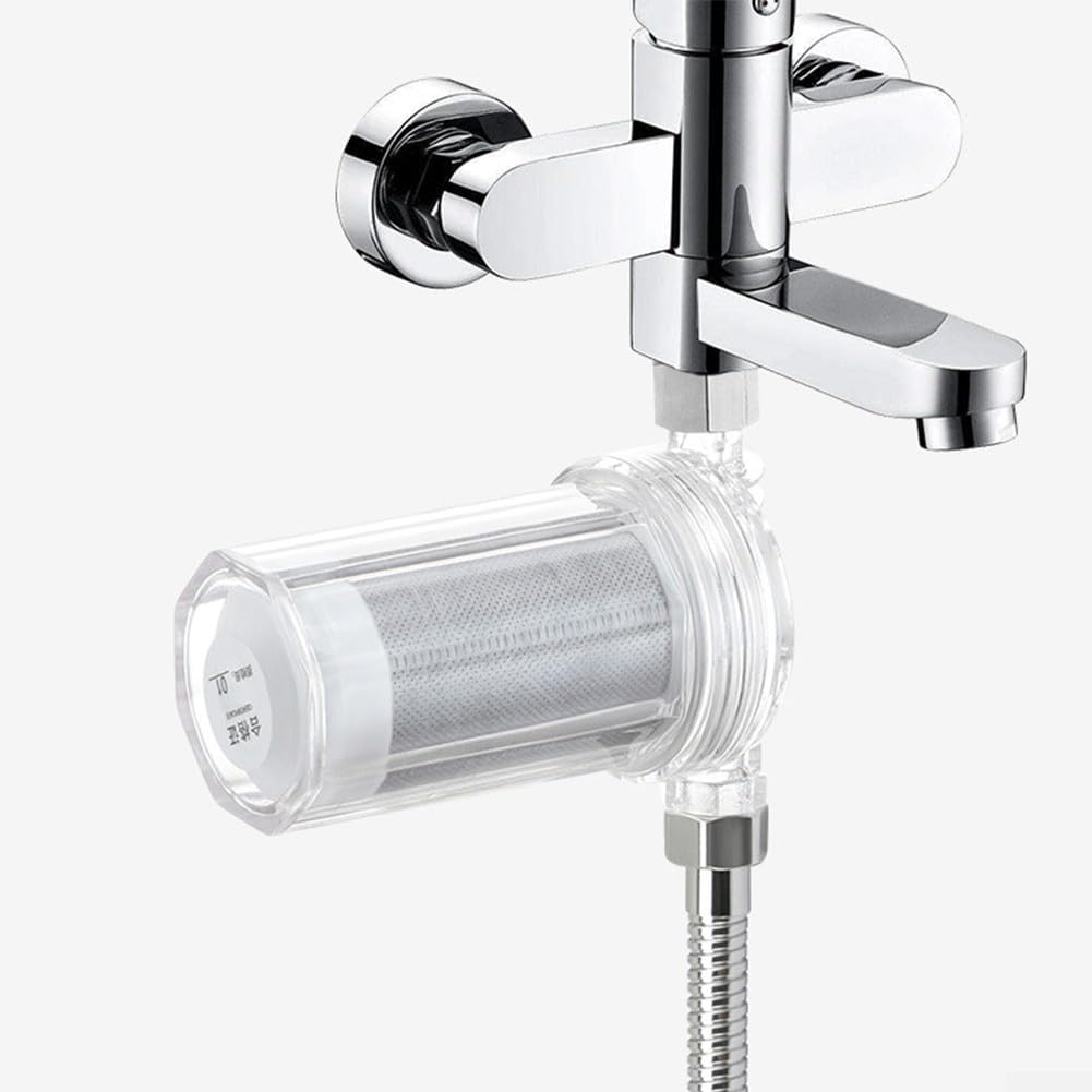 Filtro doccia universale – Sistema di purificazione dell'acqua al carbone attivo, elimina impurità e metalli pesanti, assicura acqua pulita e sicura per uso in cucina e in bagno