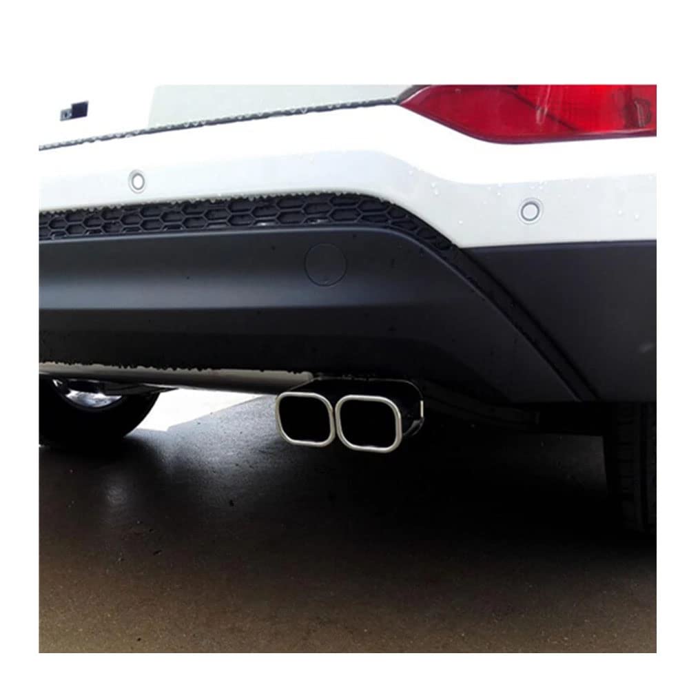 Auto Terminali Tubo Punta di Scarico Marmitta Copertura Silenziatore, per Hyundai Tucson 2015 2016 2017 2018 73MM Accessori per Lo Styling della Modifica Dell'auto