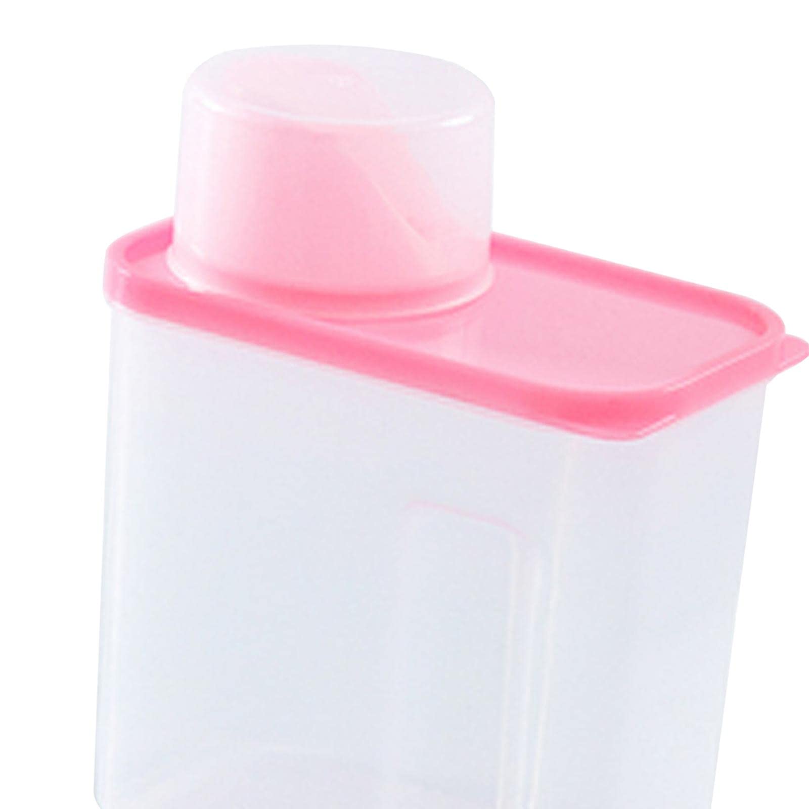 Amazon.co.jp: 粉末洗剤収納ビン 洗濯粉末収納ボックス 多目的洗濯粉末