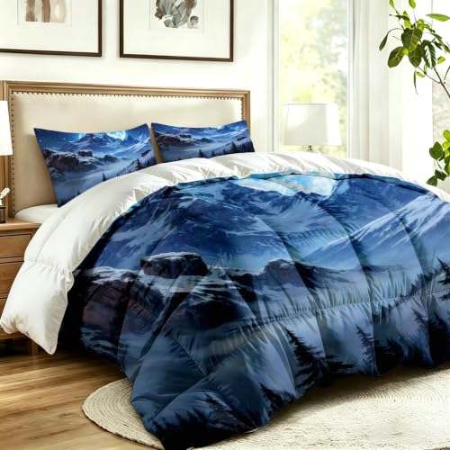 Juego de cama de microfibra premium de 135x200 cm con relleno de algodón suave 3