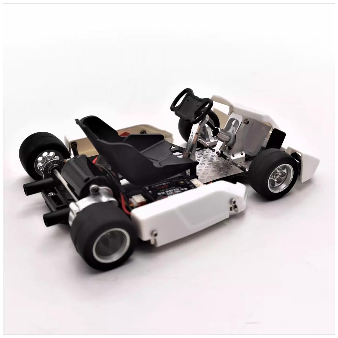 1/10 RC samochód wyścigowy zestaw do samodzielnego montażu Carbon Edition | Napęd wysokiego momentu obrotowego z ulepszeniami wyścigów CNC