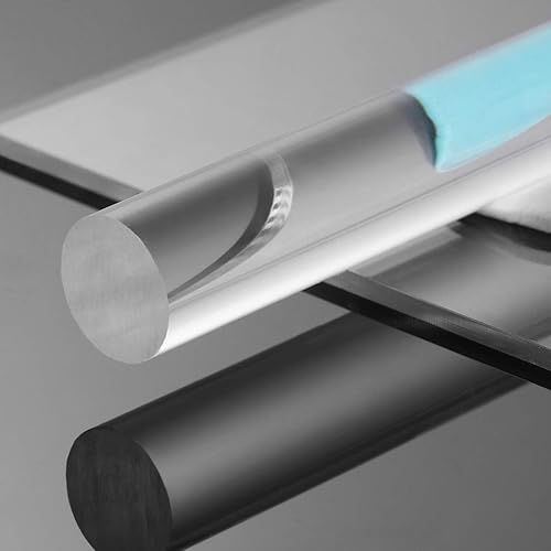 Miniatura 8 de SEWACC Rodillo de arcilla acrílica, 2 piezas, tablero de láminas acrílicas con cuadrícula, herramientas esenciales de arcilla para modelar