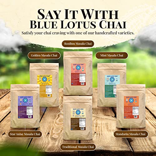 image for Blue Lotus Chai - Traditional Masala Chai - Makes 530 Cups - 1 Pound B