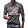 Men's Retro A True Patriot Turning Point Action Print T-Shirt This is The Turning Shirt Freedom Charlie Kirk Tee 1993-2025 Grey