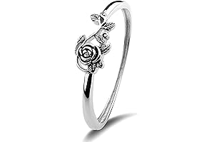 Vintage Rose Love Motif Ring