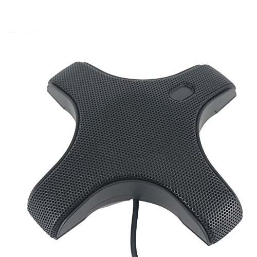 Winait USB Professional Telephone/Video Conference Micro phone Omnidirectional, 3.5mm Mini Video/Telephone Conference Microphone 360°Omnidirectional