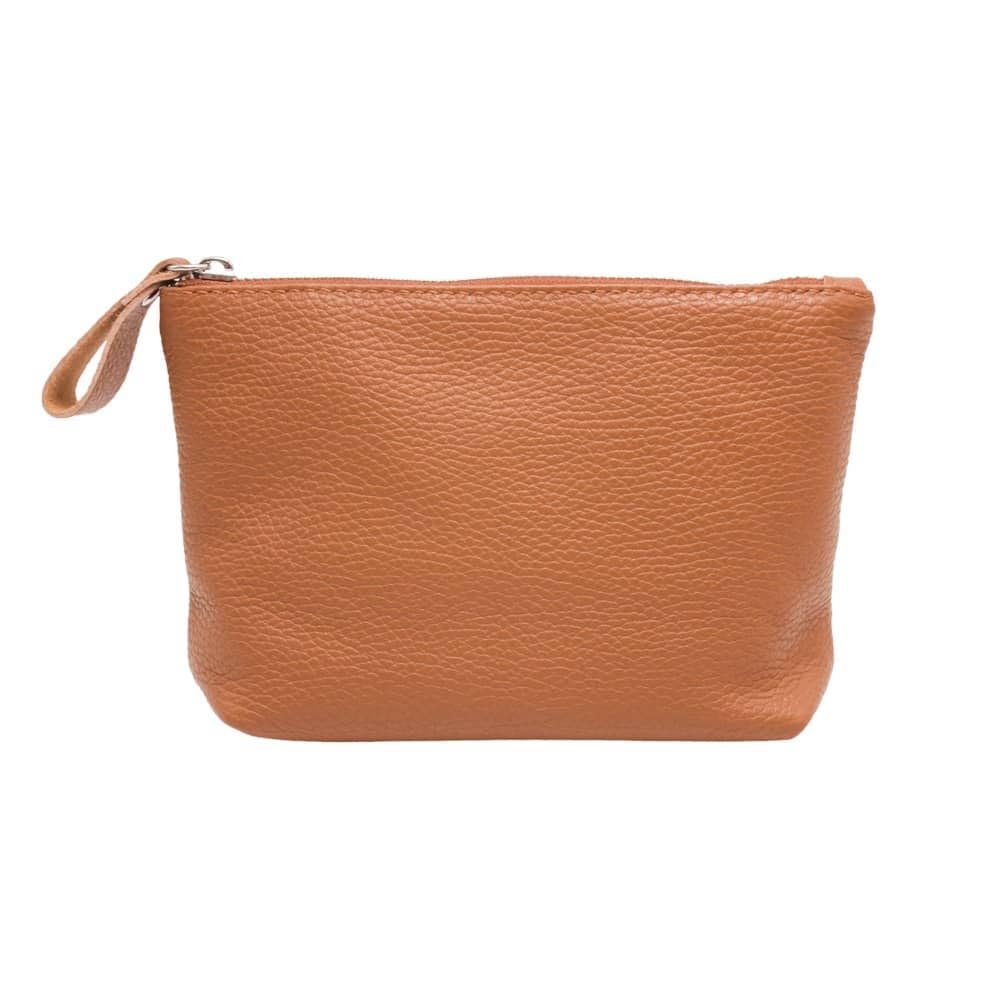 FrasiBags Neceser de piel auténtica, neceser para mujer, neceser para maquillaje mujer, estuche de viaje fabricado en Italia, cuero, Clásico