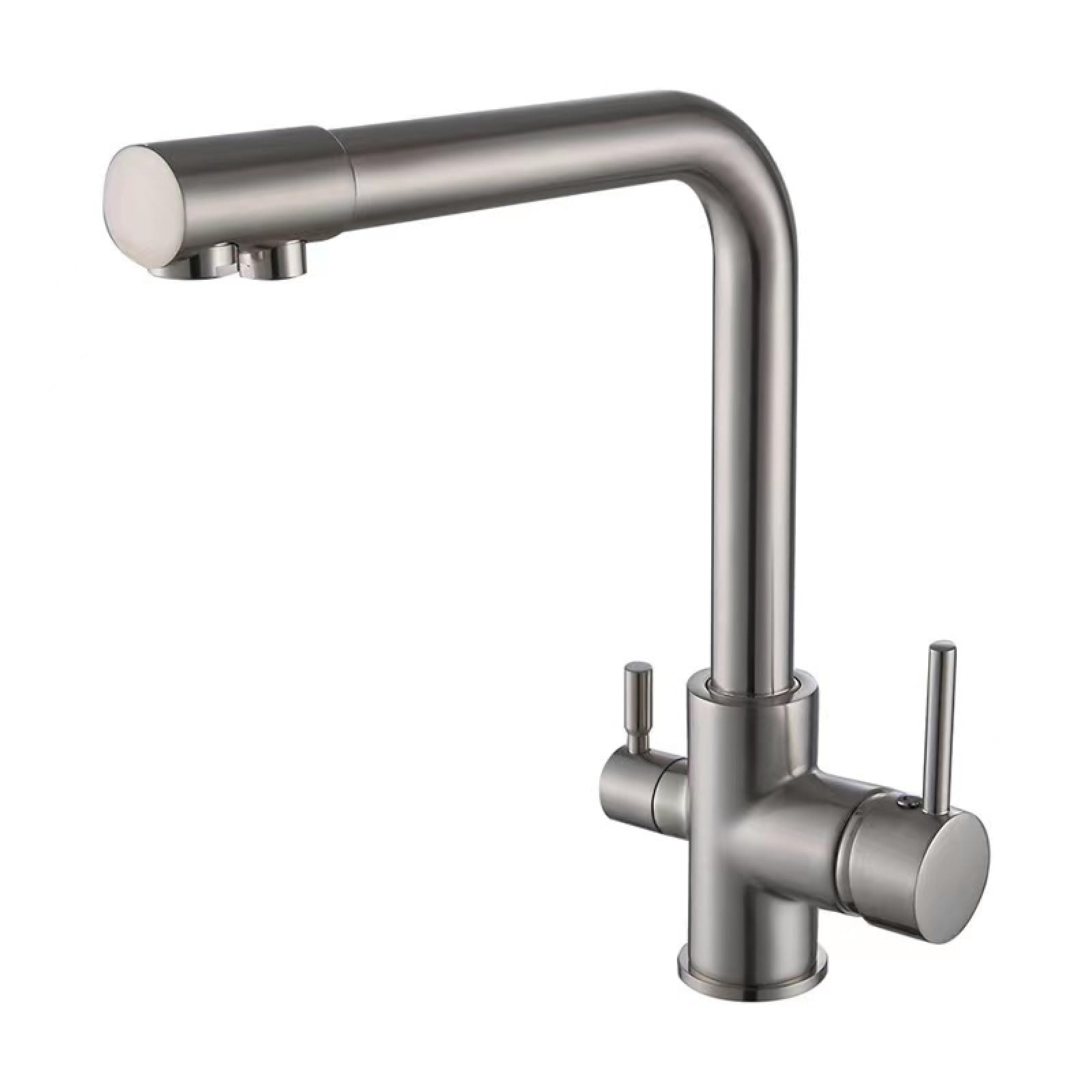 Fanjubei Brushed Faucet For Hot And Cold Water In The Kitchen