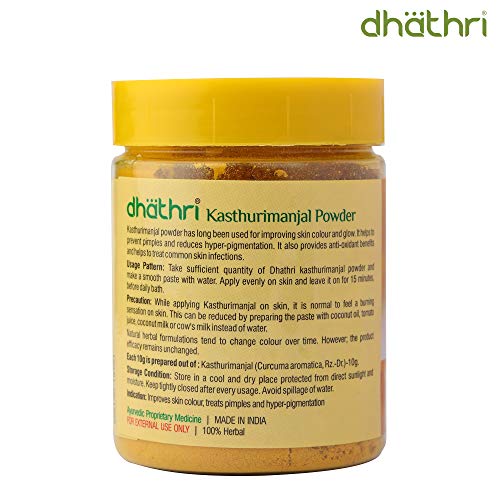 Dhathri Kasthuri Manjal Powder to Reduce Acne, Dark Spots and Marks | Wild Turmeric Powder for Tan Removal| Kasturi Haldi Powder for Face and Body... - Image 2