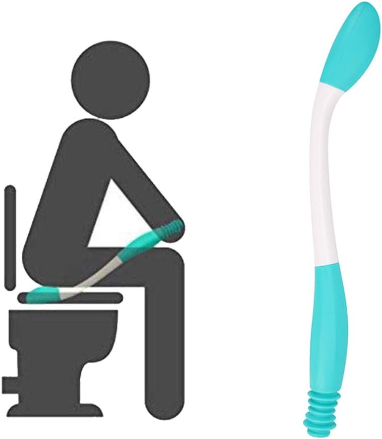 Long Reach Comfort Wiper Foldable Self Butt Wiper SelfAssist Toilet Wiping Aid Tool