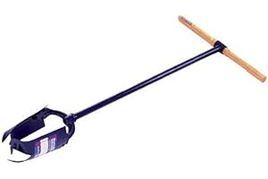 Seymour 21306 AU-S6 Iwan Auger with Hardwood Handle, 6" Diameter Post Hole Digger Manual