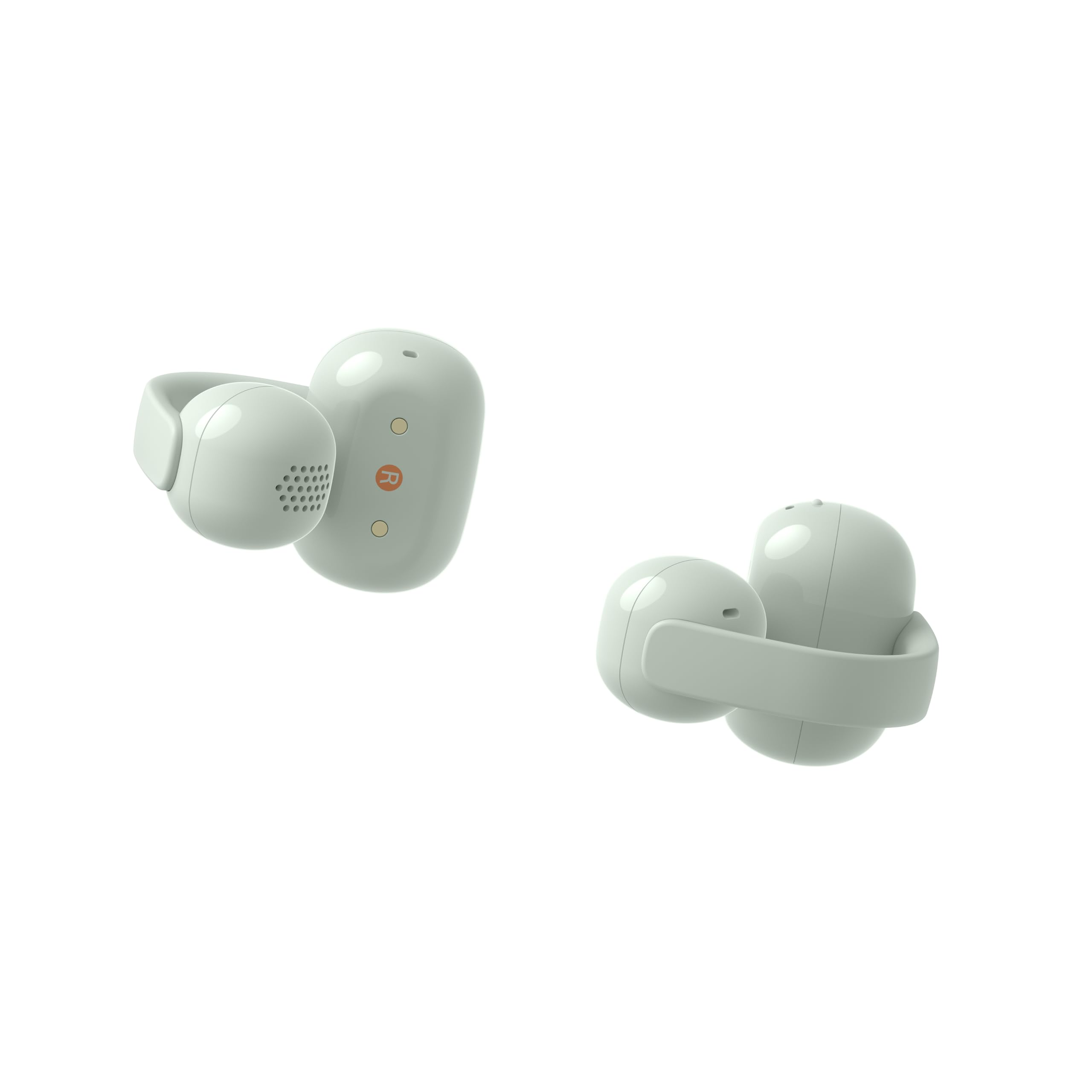 Sony LinkBuds Clip Open-Ear Truly Wireless Earbuds, Comfortable & Secure Fit, Lightweight Clip-On Design, Touch Controls, Ambient Sound Awareness, Water Resistant, Up to 37 Hrs of Playback, Green