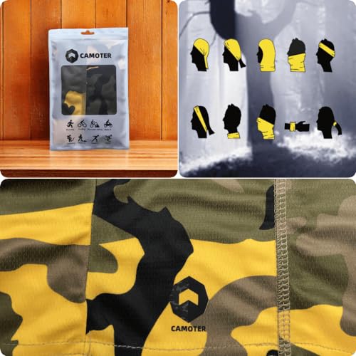 Image of Camo Balaclava Ski Face Mask UV Protector for Man and Women Hunting Fishing Motorcycle Windproof&Military Tactical