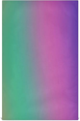 Trapos de cocina retro Rainbow Ombre Gradient Blur - Toallas de cocina absorbentes de 28 x 18 pulgadas