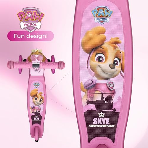 Image of Kick Scooter for Kids, 3 Wheel Self Balancing, Light Up LED Wheels