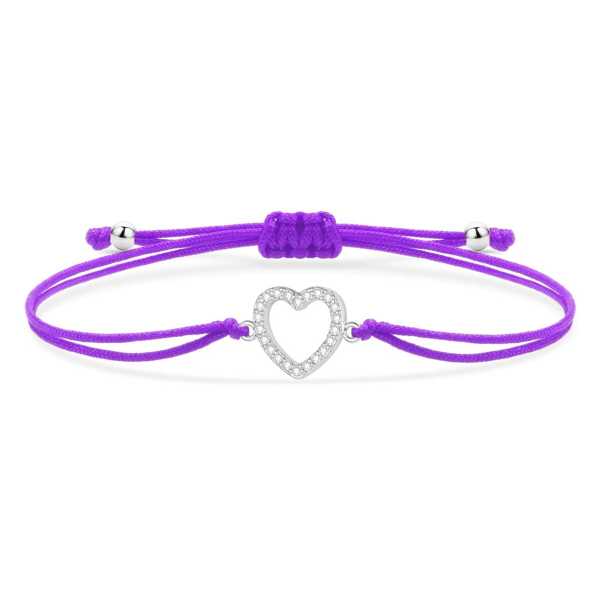 gioielli Nuovo 2025 CZ Ottone Amore Cuore Bracciale con ciondoli Amante delle donne Regalo Placcato in oro Cubic Zirconia Zircone Rosso Stringa con per te Gioielli Accessori Creativi