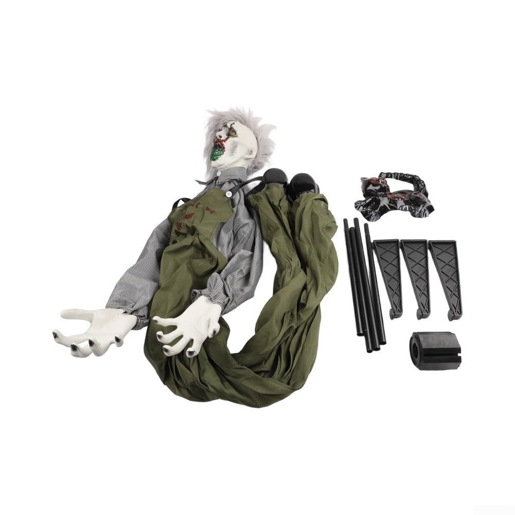 Plastica Halloween Zombie Prop 190cm Occhi Luminosi Outdoor