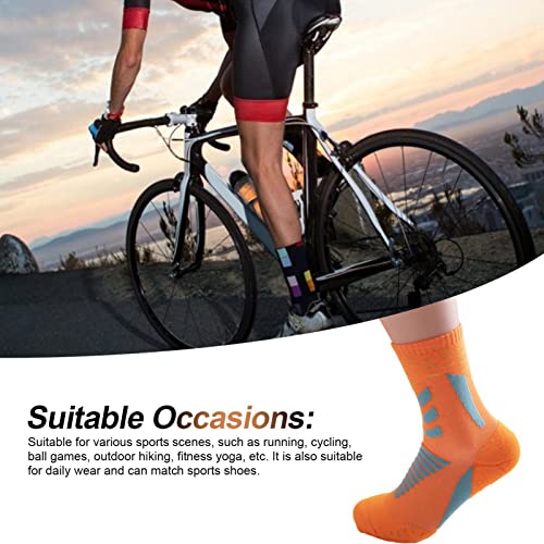 Meias de basquete para meninos jovens – Meias masculinas respiráveis – Meias grossas com controle de