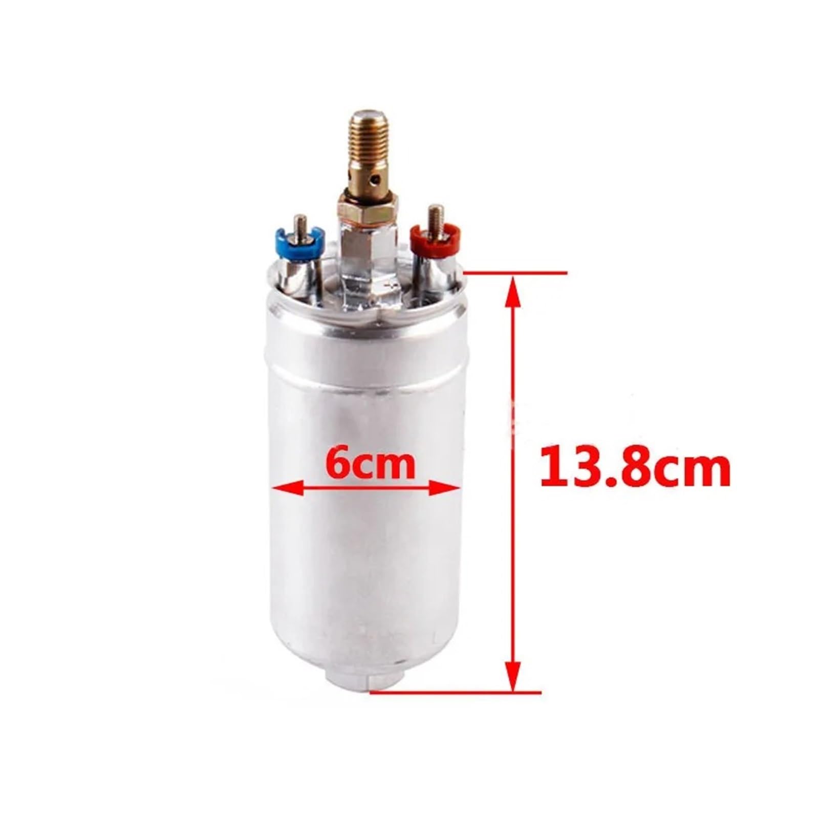 Bomba Combustible Externa Bomba De Combustible En Línea Externa Universal Para Coches 044 0580254044 Poulor 300lph 12V Aspiración Natural