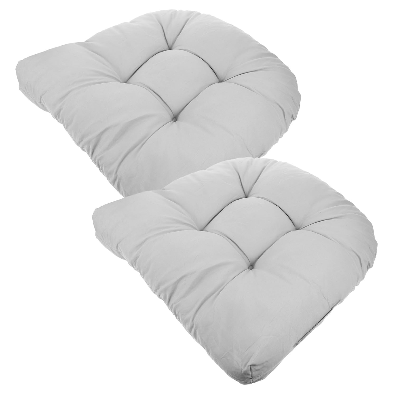 Coussins pour chaises de jardin Abaodam en lot de 2 pièces pour assise de terrasse confortable