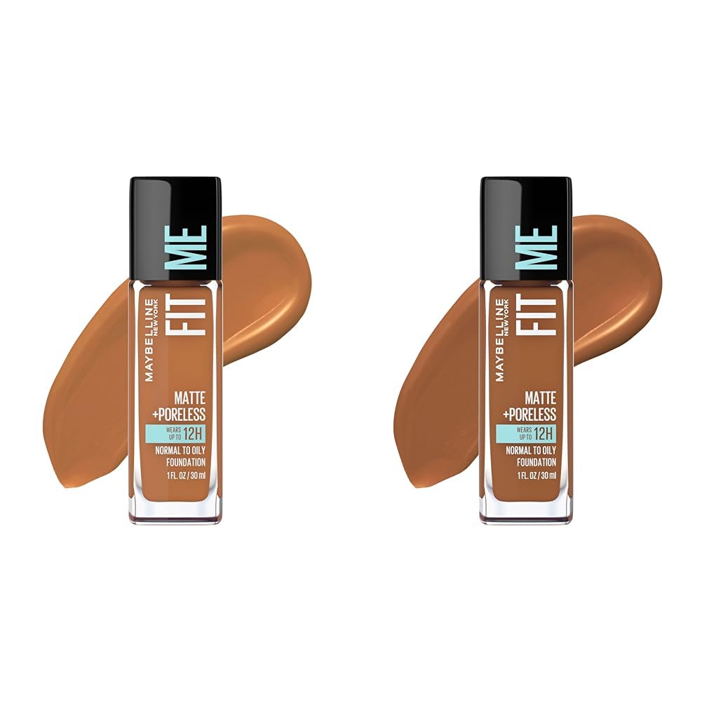Amazon.com : Maybelline Fit Me Matte + Poreless Liquid Foundation