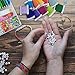 Peirich Friendship Bracelet Making Beads Kit, Letter Beads,22 Multi-Color Embroidery Floss Over 1900 pcs A-Z Alphabet Beads Beads Bracelets String Kit for Jewelry Making Christmas Birthday Gifts