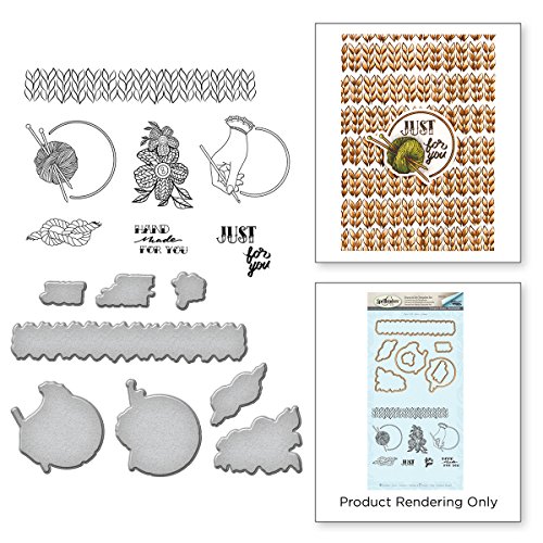 Spellbinders Fancy Stamp and Die Set, Metal, Multi-Colour, 20.2 x 14.6 x 0.7 cm - Image 2