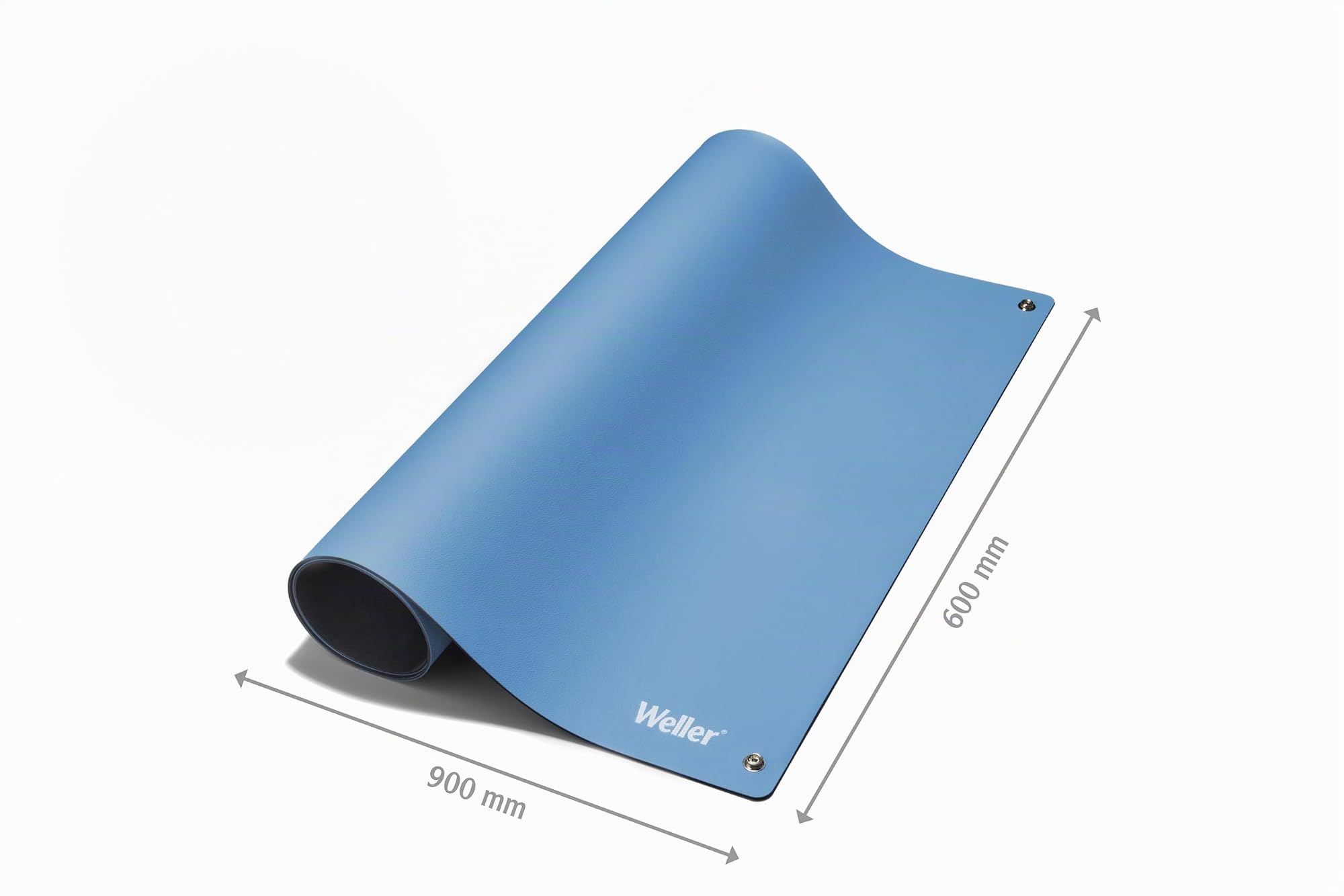 Weller T0051403699 Lot de Tapis de Soudure Antistatiques ESD de Qualité Supérieure, 900 x 600 mm Bleu
