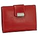 Produktbild Ledershop24 Leder Damen Geldbörse Portemonnaie Geldbeutel XXL mit Druckknopf 10 cm Farbe Rot