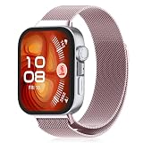 YealRed Cinturino per Huawei Watch Fit 5 Pro/5, Maglia Metallo (Rosa)