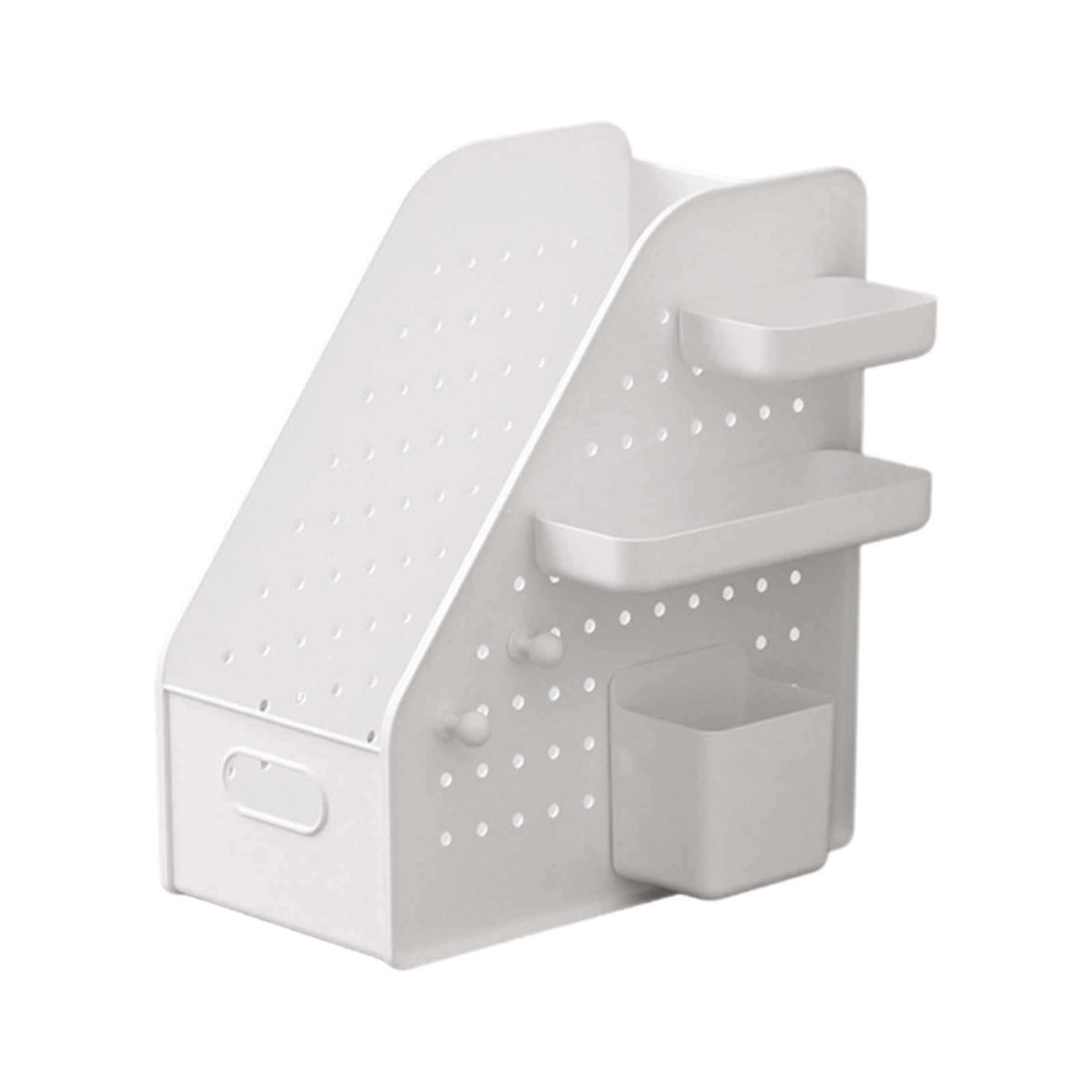 GTYLF Multifunctional Desk Organiser with Pegboard Removable Pen Cup and Storage Container for Home Desk Organization Desktop Organiser Pegboard Bookstand
