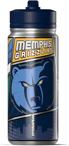 Miniatura 6 de Hydrapeak x NBA Los Angeles Lakers Botella de agua de 591 ml de acero inoxidable, botella deportiva con doble pared aislada con licencia oficial,