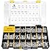 Bonost 3010pcs Hardware Assortment Kit with Assorted SAE & Metric Phillips Head Bolts, and Grade 8.8 Metric Hex Bolt Set with Matching Nuts and Lock Washers (4 Trays)