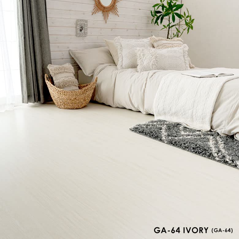 Amazon｜ウッドカーペット 団地間 6畳用 約243×345cm [アイボリー色