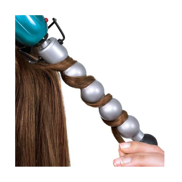 Bed Head Rock N Roller Clamp Free 2-in-1 Curling Wand | Round Barrel for Tousled Waves