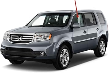 Driver Left Side Front Door Window Door Glass Compatible with Honda Pilot 2009-2015 Models