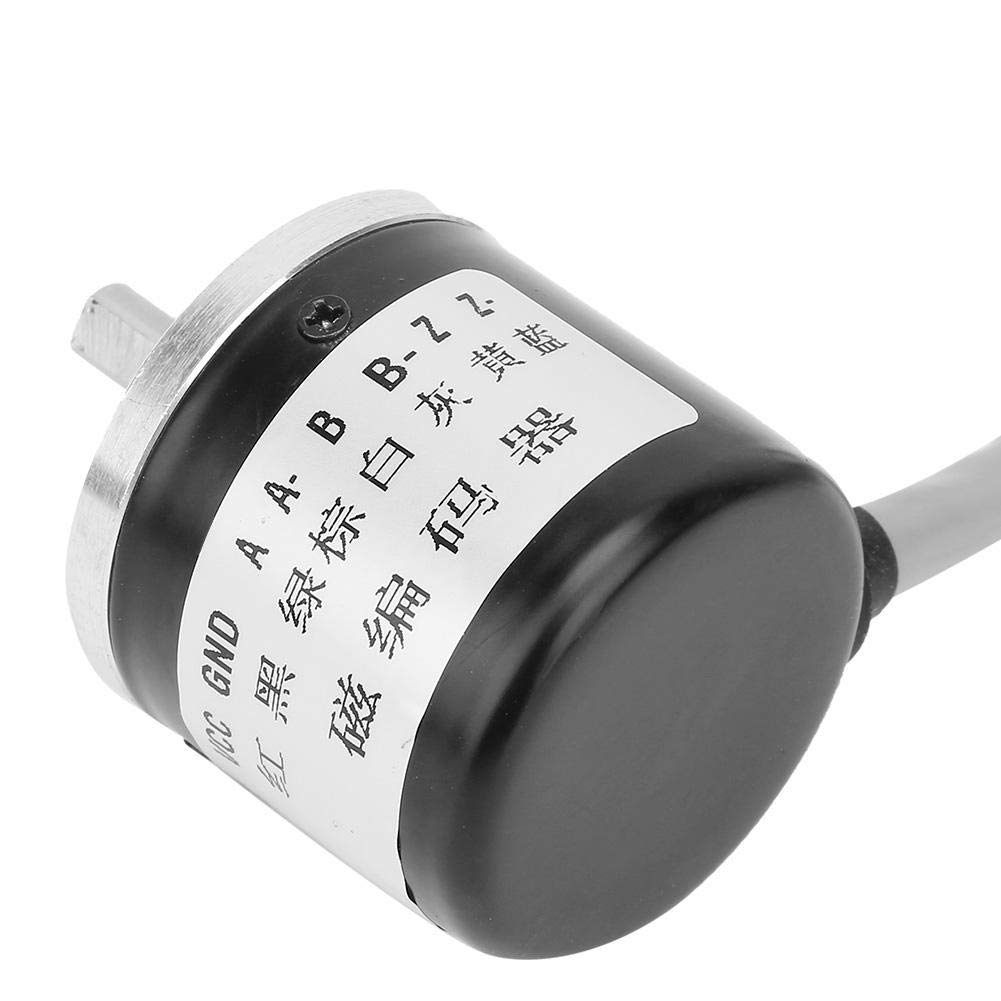 Encoder rotativo magnetico incrementale 1024P/R DC5V Encoder fotoelettrico di tipo assoluto 38mm OD 6mm Albero con cavo 1,2m