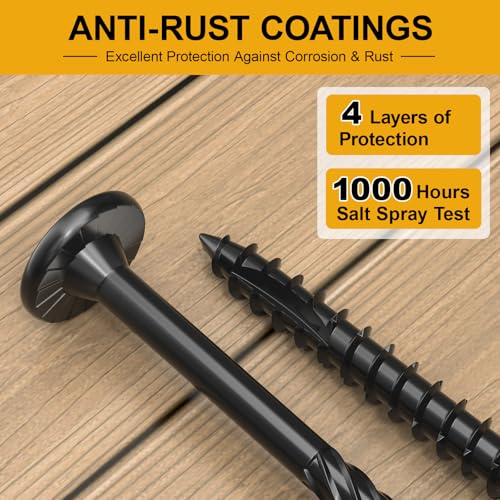 image for FMhotu #14 x 3 Wood Structural Lag Screws 54Pcs Star Drive Decking Scr