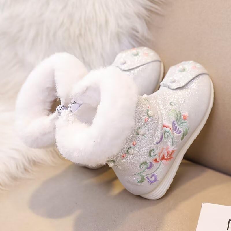 Kids Boy Girl Traditional Hanfu Embroidered Shoes for Outdoor Walking3