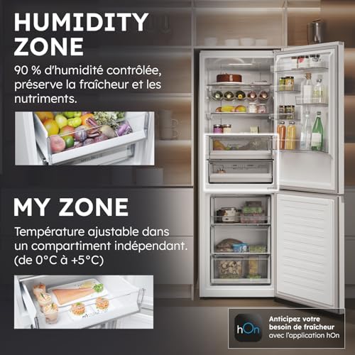 Réfrigérateur combiné inversé HAIER HDPW5618DNPW - vue 10