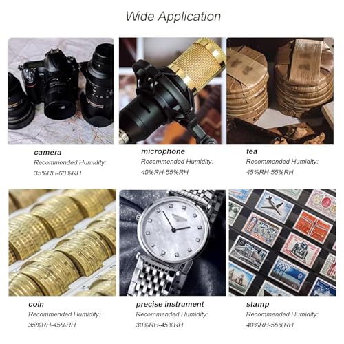 INTBUYING デジタルカメラメディアドライキャビネットボックス 5層 デジタルコントロールカメラ収納キャビネット 除湿機 電子機器用 100L の商品画像 5