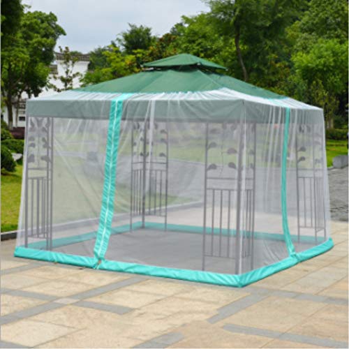Mitef Moustiquaire de table pour jardin, camping, auvent en fer blanc, 300 x 300 x 230 cm (L x l x...